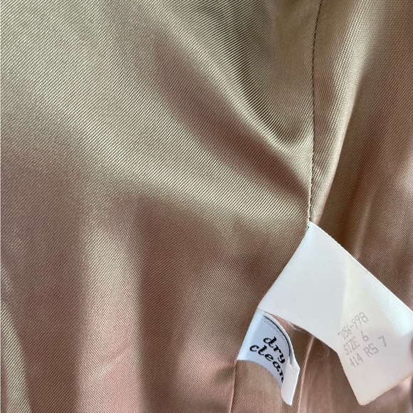 Vintage Pendleton 100% Virgin Wool Camel Blazer - 6 Petite - Picture 9 of 11